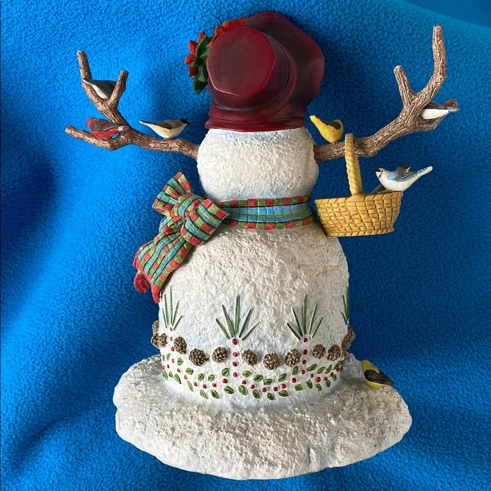 Lenox “A Winter Visit” Snowman Figurine Rare - Vintage - Picture 3 of 8
